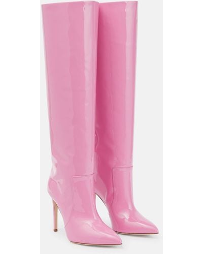 Paris Texas Patent Leather Knee-high Boots - Pink