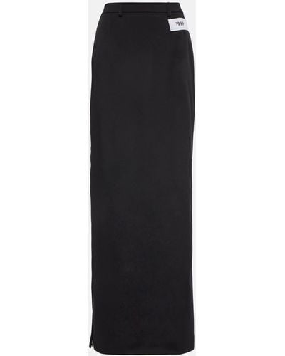 Dolce & Gabbana X Kim Cady Maxi Skirt - Black