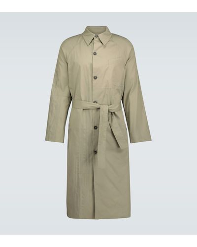 Rochas Embroidered Quinto Trench Coat - Natural