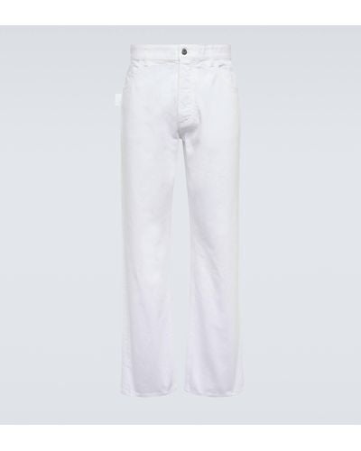 Bottega Veneta Mid-rise Straight Jeans - White