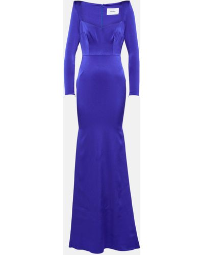 Alex Perry Satin Gown - Purple