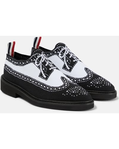 Thom Browne Knit Brogues - Black