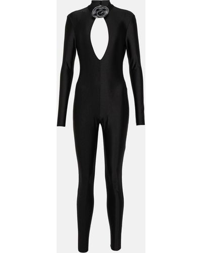 GIUSEPPE DI MORABITO Embellished Cutout Jumpsuit - Black