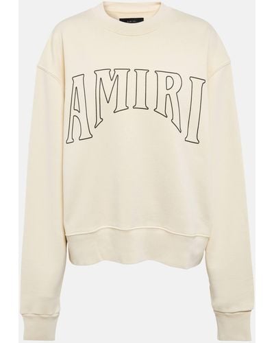 Amiri Logo Cotton Jersey Sweatshirt - White