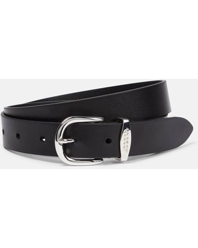 Isabel Marant Zadd Leather Belt - Black
