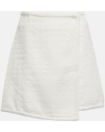 Proenza Schouler White Label Cotton Tweed Wrap Skirt