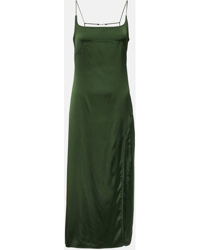 Jacquemus Notte Slip Dress - Green