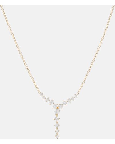 Melissa Kaye Aria 18kt Gold Necklace With Diamonds - Metallic