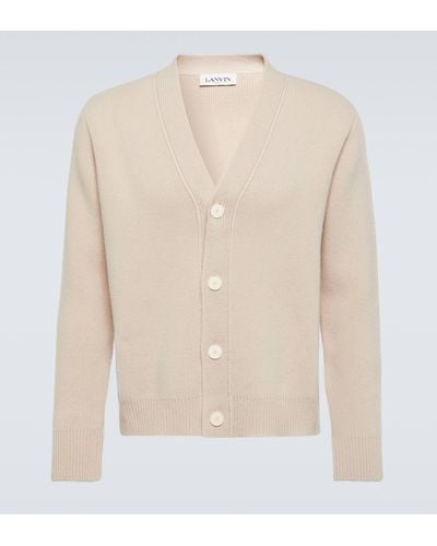 Lanvin Wool And Cashmere Cardigan - White