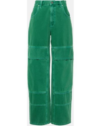 Agolde Tanis High-rise Cargo Jeans - Green