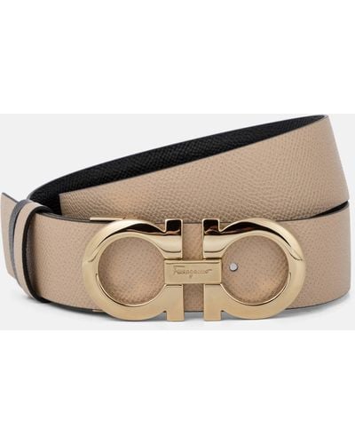 Ferragamo Gancini Reversible Leather Belt - Multicolour