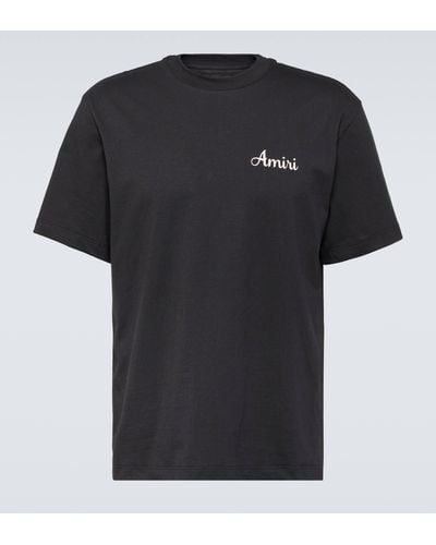 Amiri Lanesplitters Cotton T-Shirt - Black