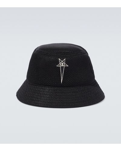 Rick Owens X Champion® Bucket Hat - Black