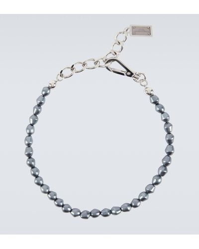 Dolce & Gabbana Beaded Necklace - Metallic