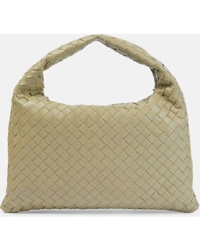 Bottega Veneta Hop Small Leather Shoulder Bag - Metallic
