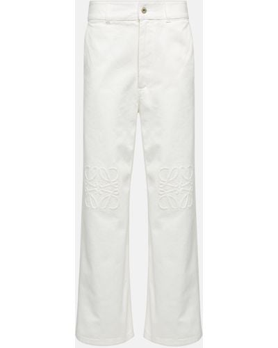 Loewe X Paula's Ibiza Wide-leg Jeans - White