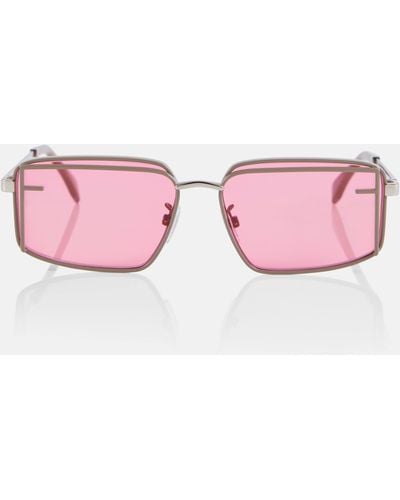 Fendi First Sight Rectangular Sunglasses - Pink
