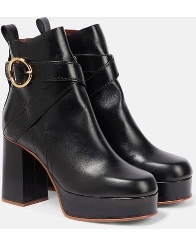 See By Chloé Lyna Ankle Boot - Black