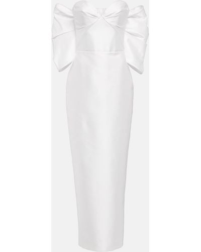 Rasario Bridal Leah Satin Gown - White