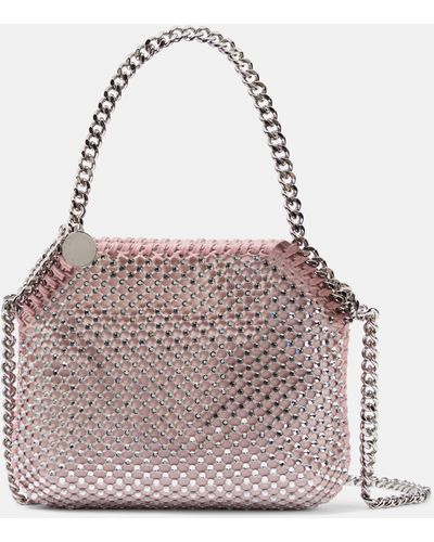 Stella McCartney Falabella Mini Embellished Shoulder Bag - Pink