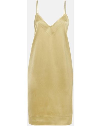 Totême Satin Slip Dress - Yellow