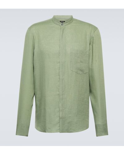 Zegna Linen Shirt - Green