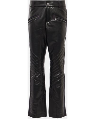 Bogner Tory Faux Leather Ski Pants - Black