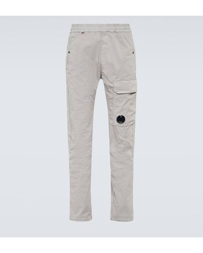 C.P. Company Cotton-blend Cargo Pants - Grey
