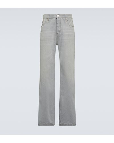 Ami Paris Mid-rise Denim Jeans - Grey