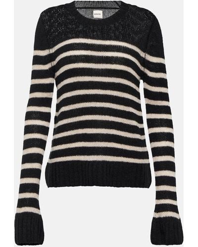 Khaite Tilda Crewneck Mariner Stripe Sweater - Multicolour