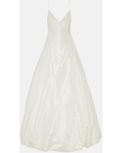 Danielle Frankel Bridal Pippa Silk Taffeta Gown - White