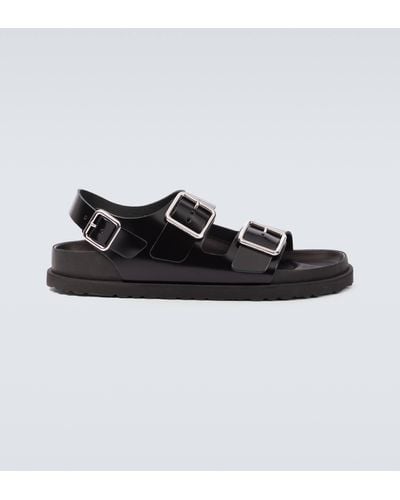 Birkenstock 1774 Milano Leather Slingback Sandals - Black