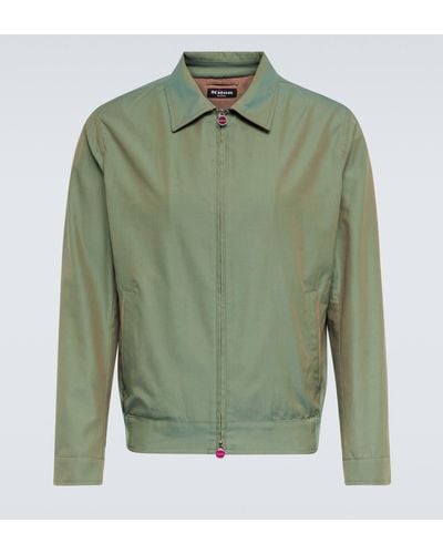Kiton Cotton Blouson Jacket - Green