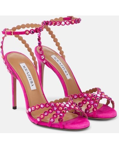 Aquazzura Aquazzurra Tequila Sandals Shoes - Pink