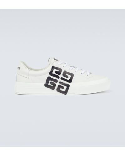 Givenchy X Chito City Court Leather Sneakers - Metallic