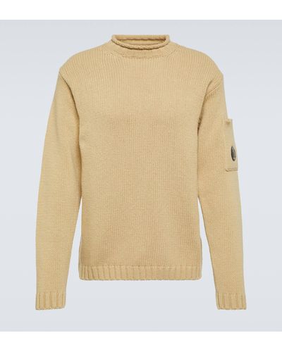 C.P. Company Wool-blend Sweater - Natural