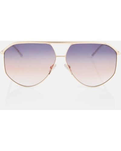 Isabel Marant Aviator Sunglasses - Metallic