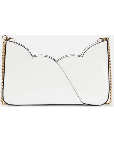 Christian Louboutin Hot Chick Small Patent Leather Clutch - White