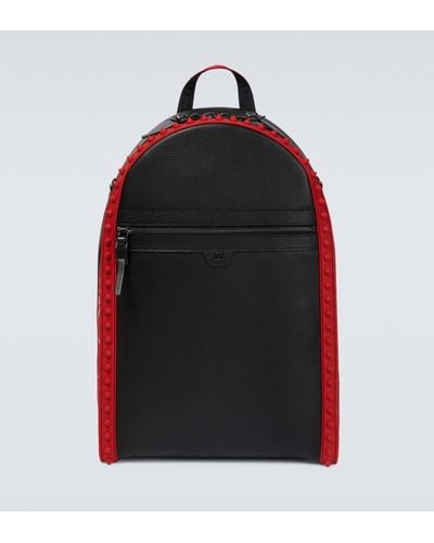 Christian Louboutin Backparis Leather Backpack - Black