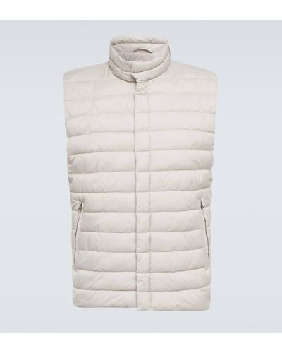 Herno Quilted Vest - White