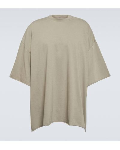 Rick Owens Tommy Cotton Jersey T-shirt - Natural