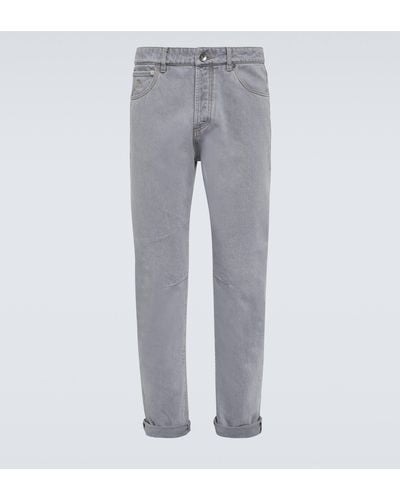 Brunello Cucinelli Straight Jeans - Grey