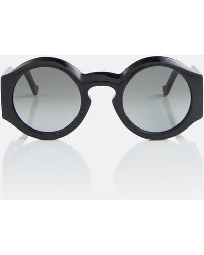Loewe Anagram Round Sunglasses - Multicolour