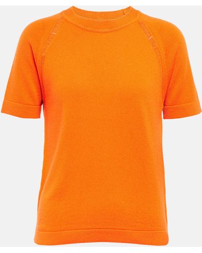 Barrie Cashmere Top - Orange