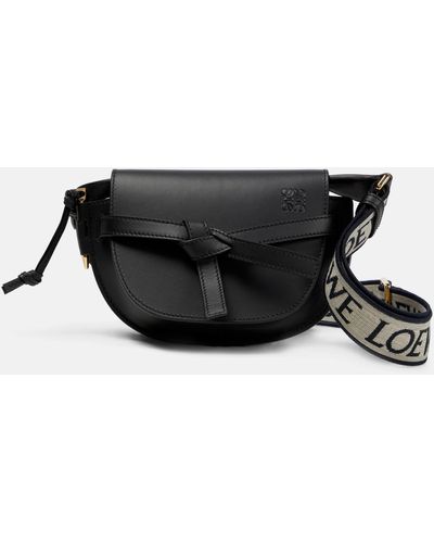 Loewe mini gate shop bag black