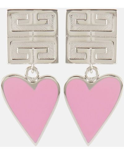 Givenchy 4g Drop Earrings - Pink