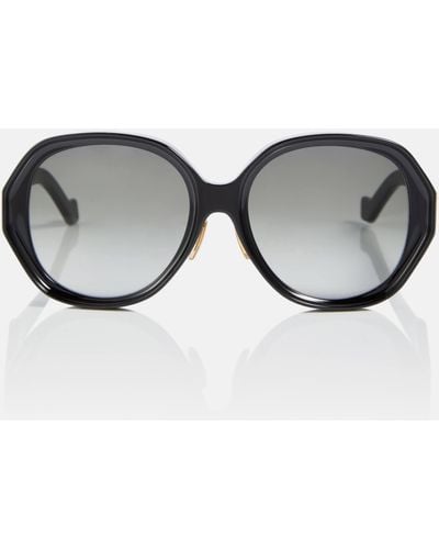 Loewe Anagram Round Sunglasses - Multicolour