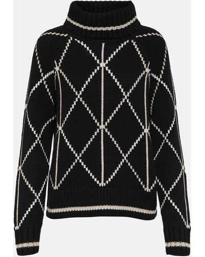 Bogner Solange Cashmere Turtleneck Sweater - Black
