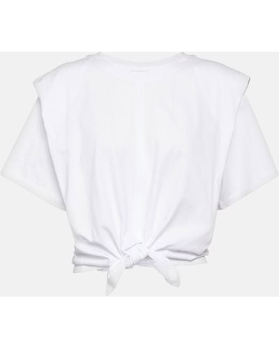 Isabel Marant Zelikia Cotton Jersey T-shirt - White