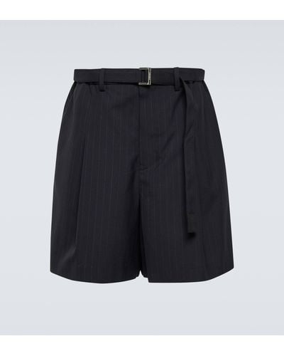 Sacai Suiting Shorts - Blue